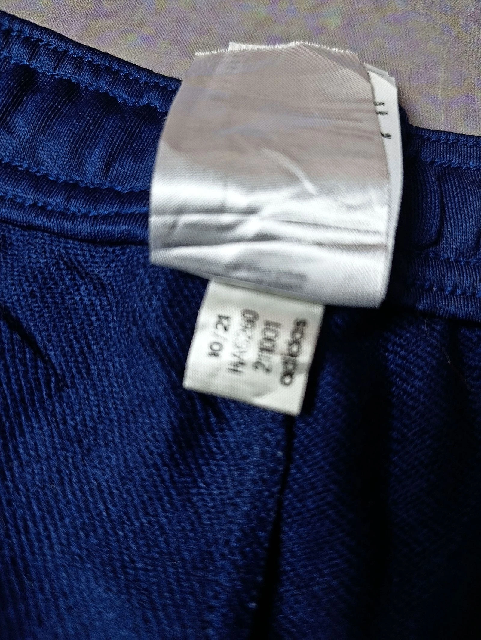 Adidas Acdemy Aeroready vintage Track Pants Azul Marino y Blanco Talla M Streetwear Sportwear – photo 12
